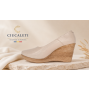 Pantofi dama Bej Casual din piele naturala cu talpa tip pana P3550BEJ